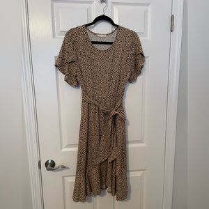 Leopard Belted Dress - REB in J brand